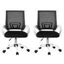 Artiss 2x Office Chair Mesh Computer Gaming Desk Chairs Work Study Mid Back - RnR Galore