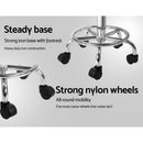 Artiss 2x Salon Stool Swivel Chair Backrest Black - RnR Galore