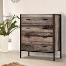Artiss 4 Chest of Drawers - BARNLY - RnR Galore