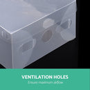 Artiss 40X Shoe Box Storage Clear Case Foldable Stackable - RnR Galore