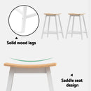 Artiss 4x Bar Stools Wooden Chairs Oak - RnR Galore