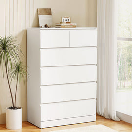 Artiss 6 Chest of Drawers - PEPE White - RnR Galore