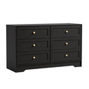 Artiss 6 Chest of Drawers Tallboy Cabinet - LEIF Black - RnR Galore