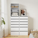 Artiss 6 Chest of Drawers Tallboy Cabinet White - RnR Galore