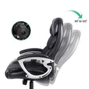 Artiss 8 Point Massage Office Chair Heated Seat PU Black - RnR Galore
