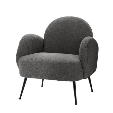 Artiss Armchair Boucle Charcoal Hanes - RnR Galore