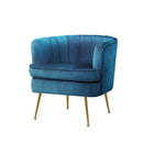 Artiss Armchair Velvet Blue Norvia - RnR Galore