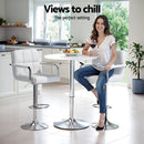 Artiss Bar Table and Stools Set Dining Desk Kitchen Chairs Cafe Pub - RnR Galore