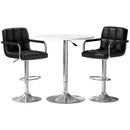 Artiss Bar Table and Stools Set Dining Desk Kitchen Chairs Cafe Pub - RnR Galore