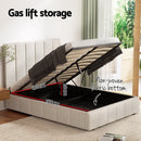 Artiss Bed Frame Double Size Beige TETTE - RnR Galore