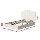 Artiss Bed Frame Double Size Boucle FION - RnR Galore