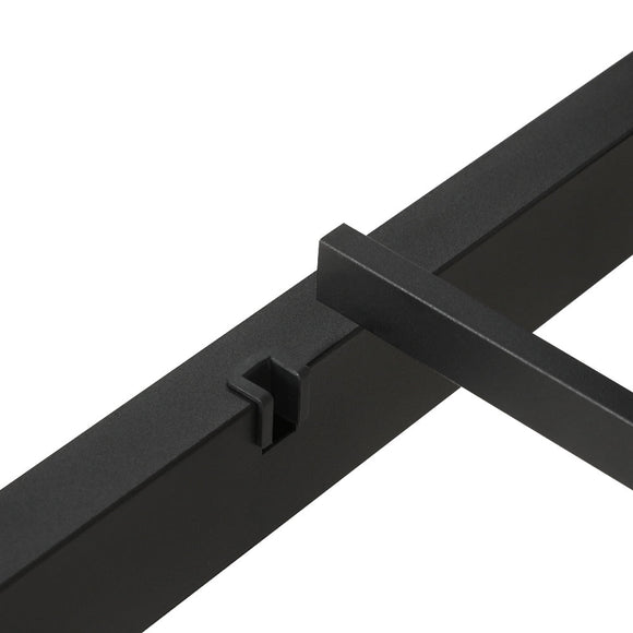 Artiss Bed Frame Double Size Metal Base Mattress Platform Foundation Black PAULA - RnR Galore