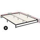Artiss Bed Frame Double Size Metal BERU - RnR Galore