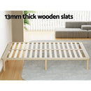 Artiss Bed Frame Double Size Wooden Base Mattress Platform Timber Pine AMBA - RnR Galore