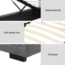 Artiss Bed Frame King Single Size Gas Lift Mattress Base with Storage Fabric - RnR Galore