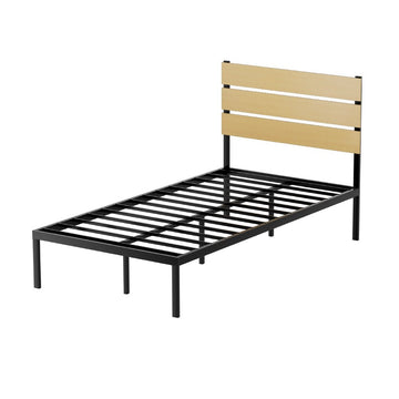 Artiss Bed Frame King Single Size Metal Base Mattress Platform Foundation PAULA - RnR Galore