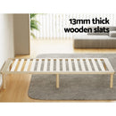 Artiss Bed Frame King Single Size Wooden Base Mattress Platform Timber Pine AMBA - RnR Galore