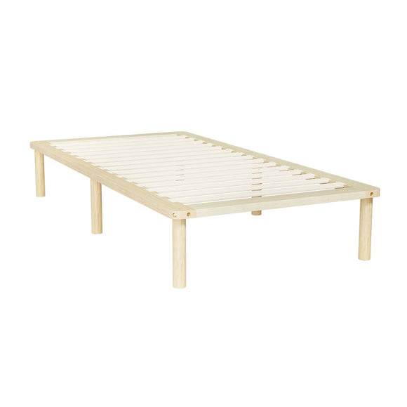 Artiss Bed Frame King Single Size Wooden Base Mattress Platform Timber Pine AMBA - RnR Galore