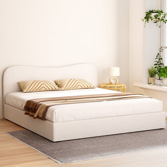 Artiss Bed Frame King Size Boucle DARA - RnR Galore