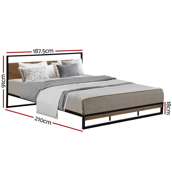 Artiss Bed Frame King Size Metal Bed Frame DANE - RnR Galore