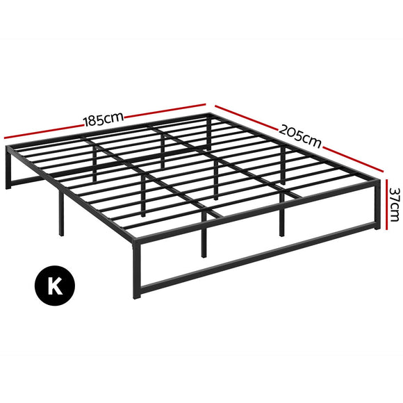 Artiss Bed Frame King Size Metal Bed Frame TINO - RnR Galore