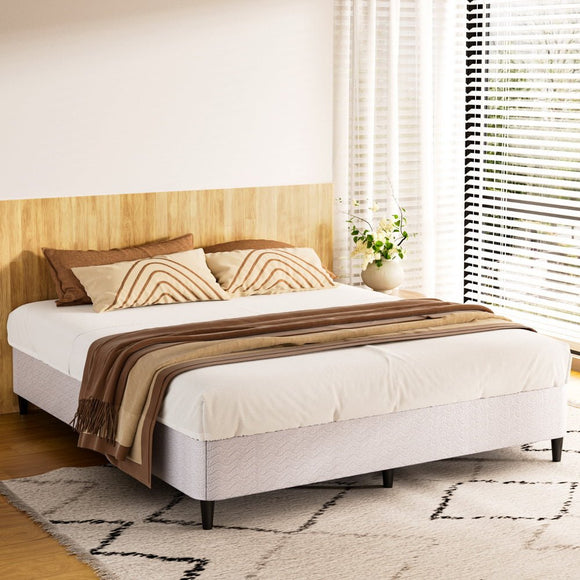 Artiss Bed Frame King Size Metal Grey MASON - RnR Galore
