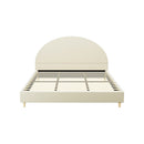 Artiss Bed Frame King Size Velvet Cream ELLA - RnR Galore