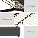 Artiss Bed Frame King Size Velvet Grey FION - RnR Galore