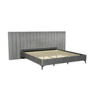 Artiss Bed Frame King Size Velvet Grey LOTT - RnR Galore