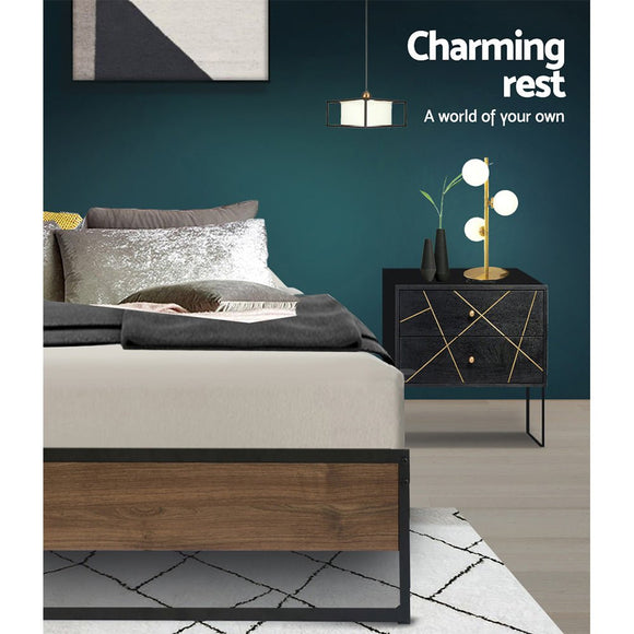 Artiss Bed Frame Metal Bed Frame Bed Base OSLO - Single - RnR Galore