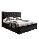Artiss Bed Frame Queen Size Gas Lift Black TIYO - RnR Galore