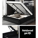 Artiss Bed Frame Queen Size Gas Lift Black TIYO - RnR Galore