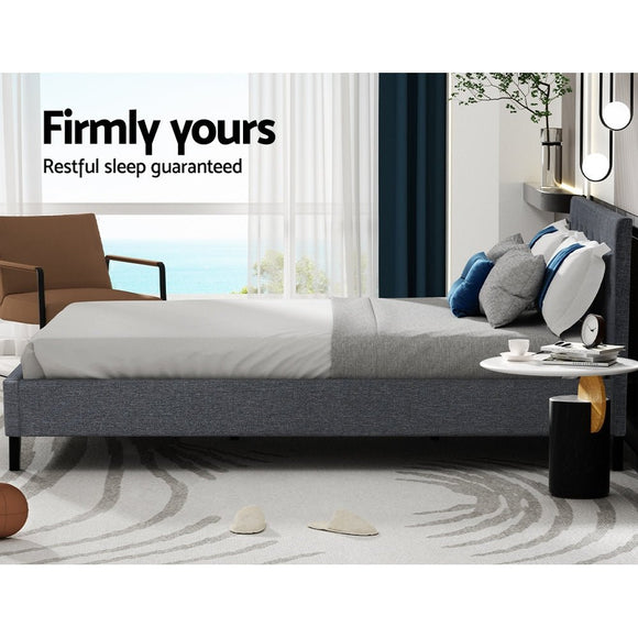 Artiss Bed Frame Queen Size Grey VANKE - RnR Galore