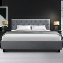 Artiss Bed Frame Queen Size Grey VANKE - RnR Galore