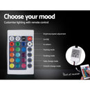 Artiss Bed Frame Queen Size LED Gas Lift Grey COLE - RnR Galore