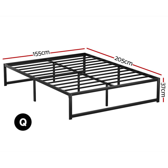 Artiss Bed Frame Queen Size Metal Bed Frame TINO - RnR Galore