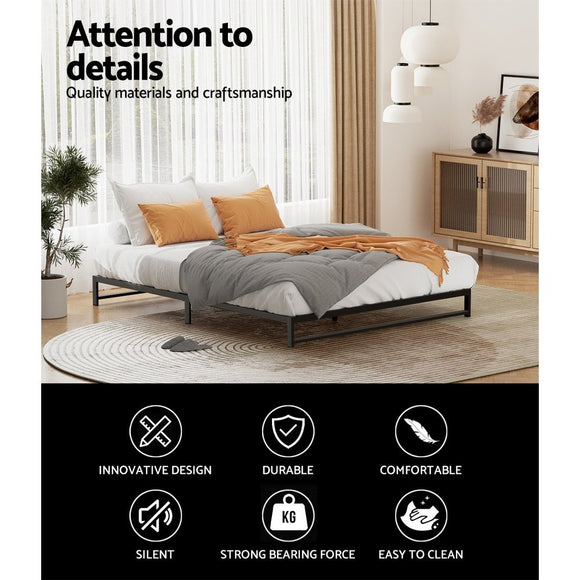 Artiss Bed Frame Queen Size Metal BERU - RnR Galore