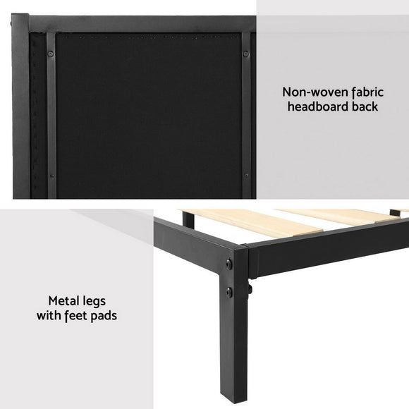 Artiss Bed Frame Queen Size Metal Frame PADA - RnR Galore