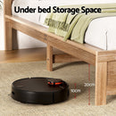 Artiss Bed Frame Queen Size Wooden Acacia Wood OATMEAL - RnR Galore