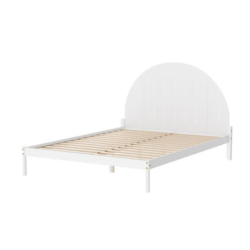 Artiss Bed Frame Queen Size Wooden White DALY - RnR Galore