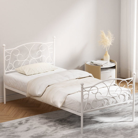 Artiss Bed Frame Single Size Metal Bed Frame GROA - RnR Galore