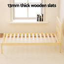 Artiss Bed Frame Single Size Rattan Wooden RITA - RnR Galore