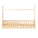 Artiss Bed Frame Wooden Kids House Frames Oak PUAH - RnR Galore