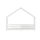Artiss Bed Frame Wooden Kids Single House Frame White AMOS - RnR Galore