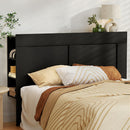 Artiss Bed Head Headboard Queen with Shelves - CABI Black - RnR Galore