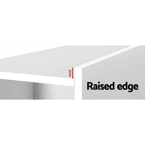 Artiss Bed Head Headboard Queen with Shelves - CABI White - RnR Galore
