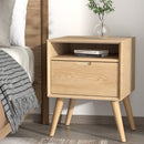 Artiss Bedside Table Drawers Side Table Shelf Storage Cabinet Nightstand GORR - RnR Galore