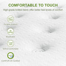 Artiss BedStory King Bed Frame with Mattress Set Platform Base Pocket Coil Linen Upholstered - RnR Galore