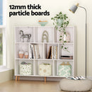 Artiss Bookshelf 3 Tiers 10 Cubes - CORA White - RnR Galore