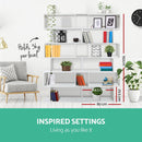 Artiss Bookshelf 6 Tiers - RIVA White - RnR Galore